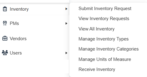 Manage Units of Measure from menu.